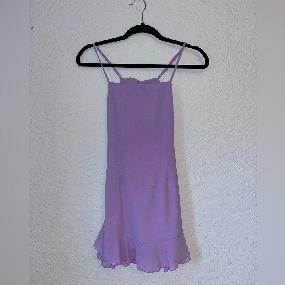 Lucy in the Sky lavender mini Dress